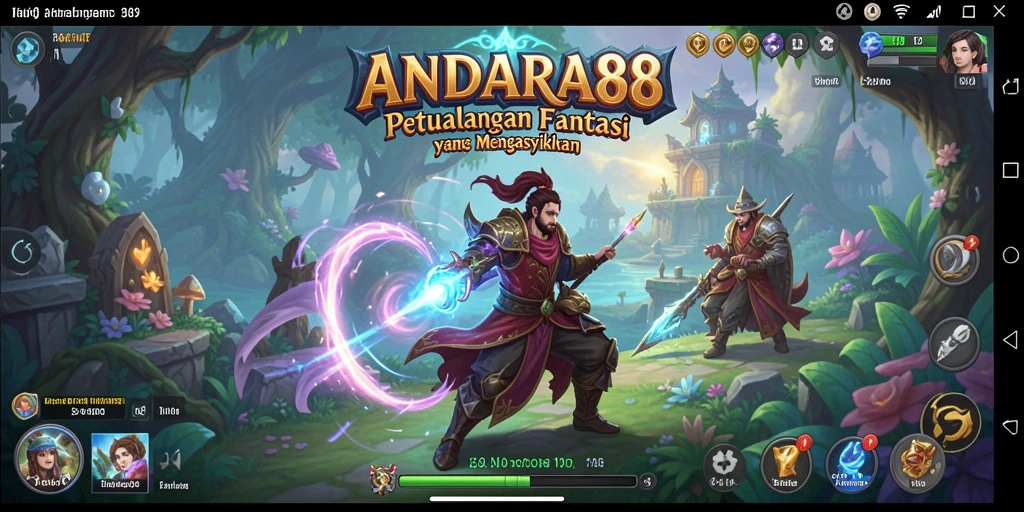Tampilan gameplay ARPG yang menegangkan dan mendebarkan.