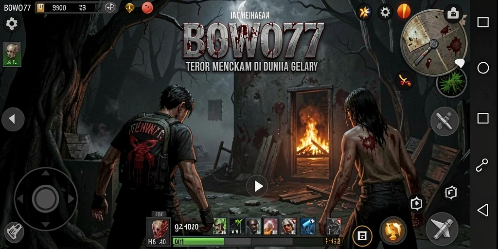 Tampilan gameplay menakutkan di dunia gelap BOWO77.