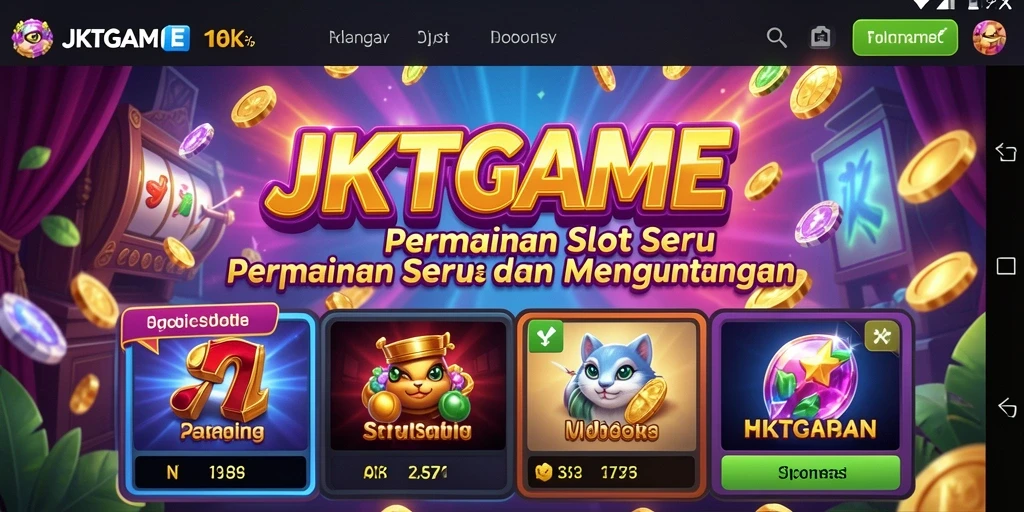 Tampilan gameplay slot JKTGAME yang mengasyikkan dan menantang.