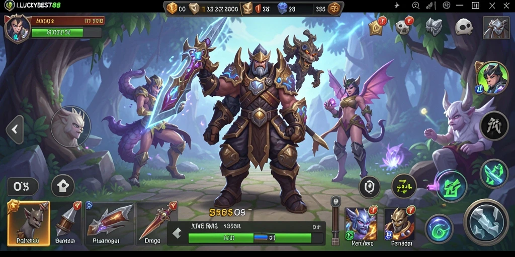 Tampilan gameplay LUCKYBEST88 yang menarik dan penuh petualangan.
