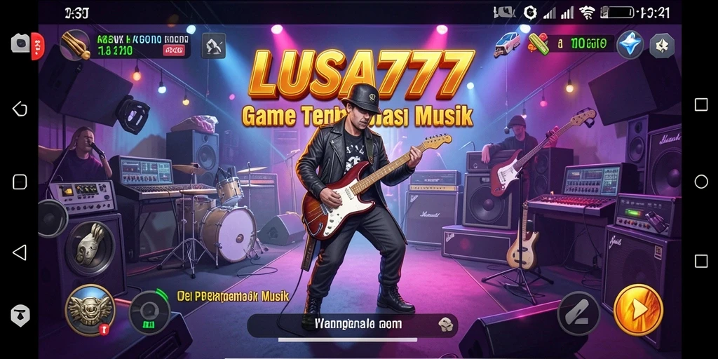 Tampilan gameplay LUSA777 yang seru dengan berbagai pilihan lagu.