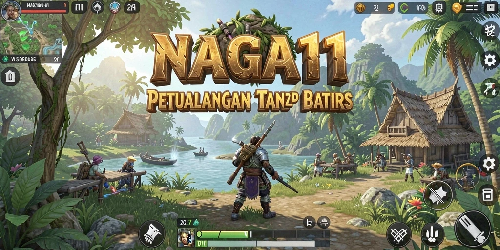Gameplay NAGA11 yang memikat dalam dunia terbuka yang menakjubkan.