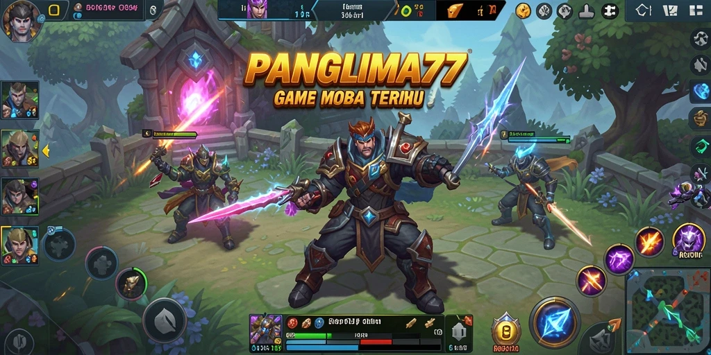 Tampilan gameplay seru dan menegangkan dalam PANGLIMA77.