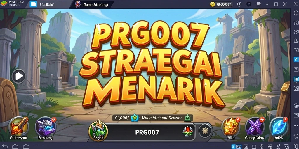 Tampilan gameplay PRG007 yang menenangkan dan menyenangkan.