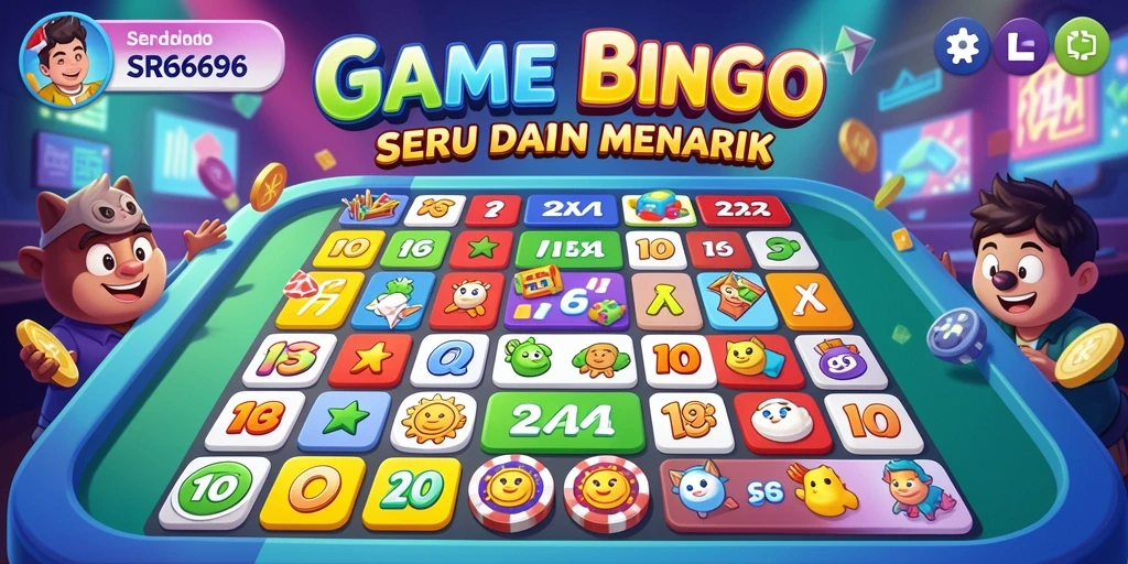 Screenshot gameplay <strong>SR6666</strong> yang menunjukkan keseruan bermain Bingo.