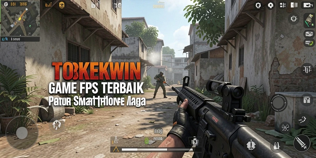 Gameplay menegangkan dalam TOKEKWIN saat pemain bertempur di peta yang menantang.