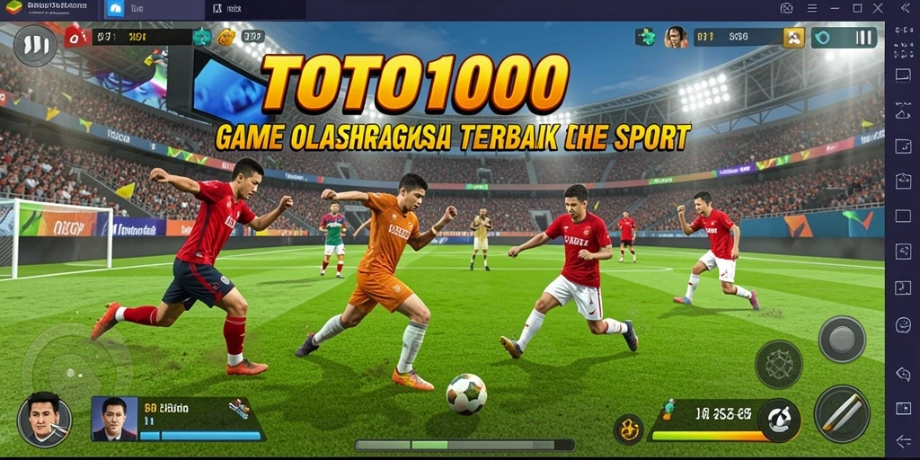 Gameplay TOTO1000 yang menegangkan dalam pertandingan olahraga.