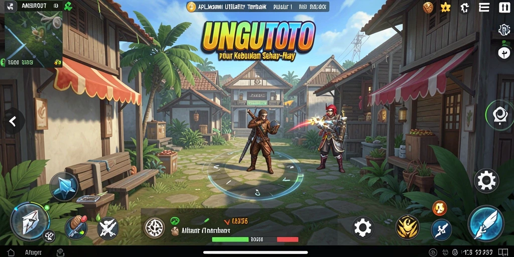 Tampilan antarmuka aplikasi UNGUTOTO yang intuitif dan praktis.