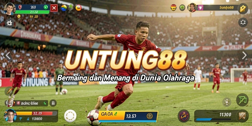 Screenshot gameplay UNTUNG88 dengan aksi seru dan kompetisi olahraga.